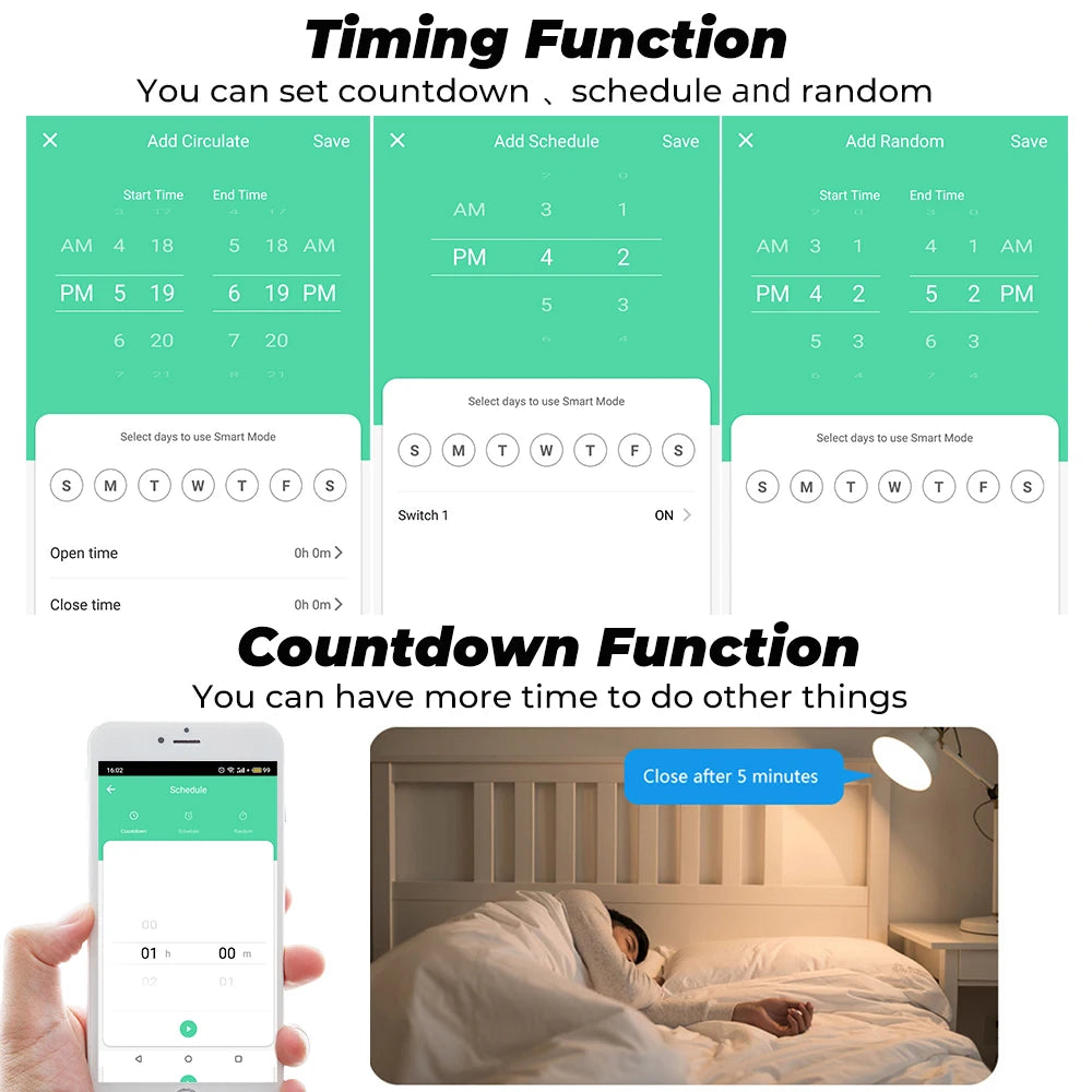 Wifi Switch Smart Home Automation Relay Module Wireless App Remote Control Timing Switch Smart Home Modification Control Relay