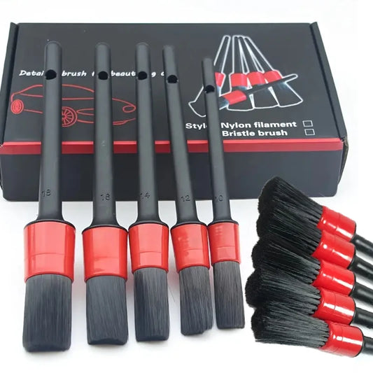 Car Detailing Brush Set - Versatile Cleaning Brushes for Dashboard, Air Vents, Wheels, and Interior Detailing