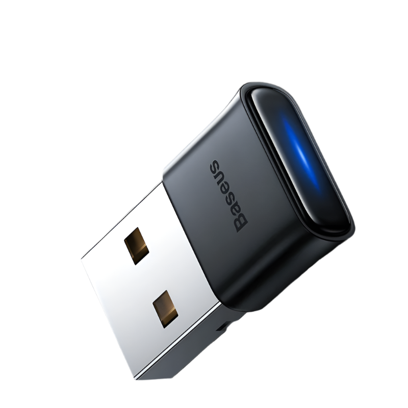 Baseus USB Bluetooth 5.1 Adapter Dongle for PC and Laptop - Wireless Audio Receiver and USB Transmitter for Speakers