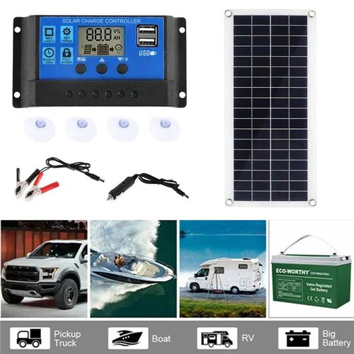 1000W Solar Panel Kit – High-efficiency solar energy system for portable and household power supply.