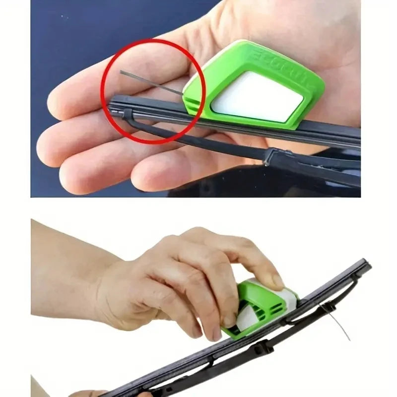 Car Wiper Blade Repair Tool - Regroove Trimmer and Restorer for Windscreen Wipers - Durable Rubber Cutter for Extended Wiper Life