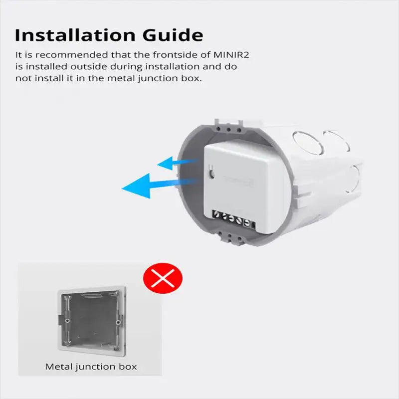 SONOFF Mini R2 DIY Wifi Smart Switch Timer Wireless Switches Smart Home Automation Via eWelink Support Alexa Google Home Alice