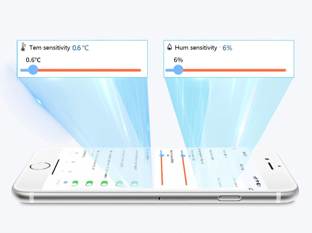 Tuya Zigbee/WiFi Temperature & Humidity Sensor – Smart Thermometer Compatible with Smart Life, Alexa, and Google Assistant