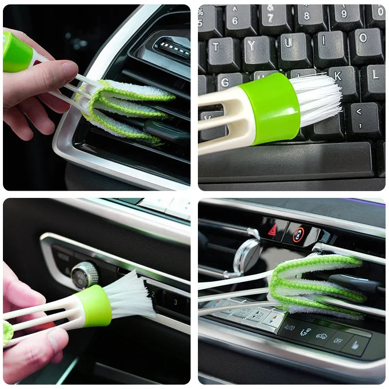 1PC Car Cleaning Brush - Detailing Accessories for Volkswagen Golf, Passat, Tiguan, Jetta, Polo, and More