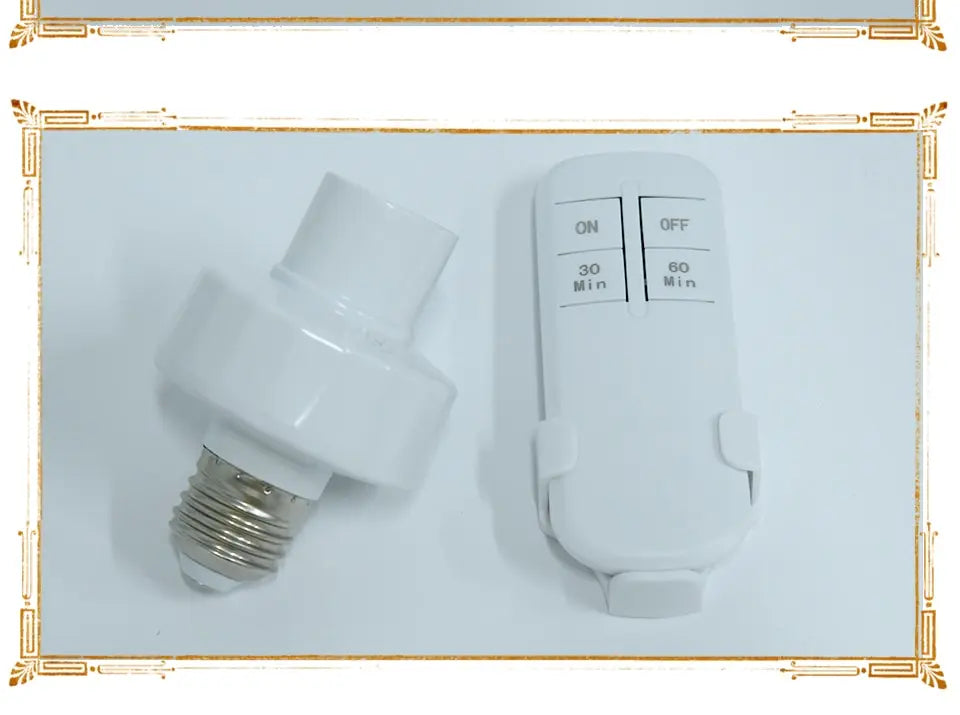 E27 Wireless Remote Control Light Socket Lamp Holder 20M Range For LED Bulbs Lamp Socket Wireless Light Switch Kit AC110V-240V