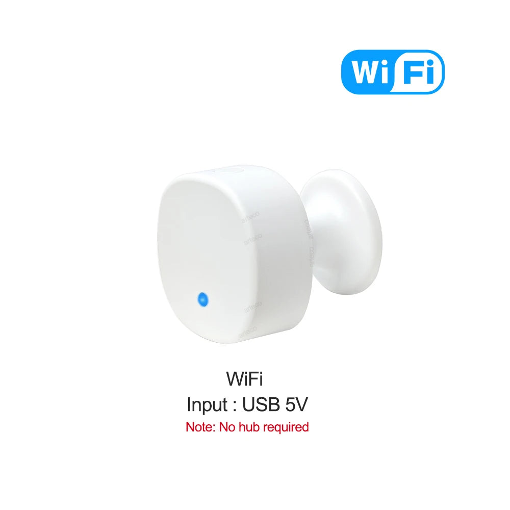 ZigBee Wifi MmWave Human Presence Motion Sensor With Luminance/Distance Detection Tuya Smart Life Home Automation Device Linkage