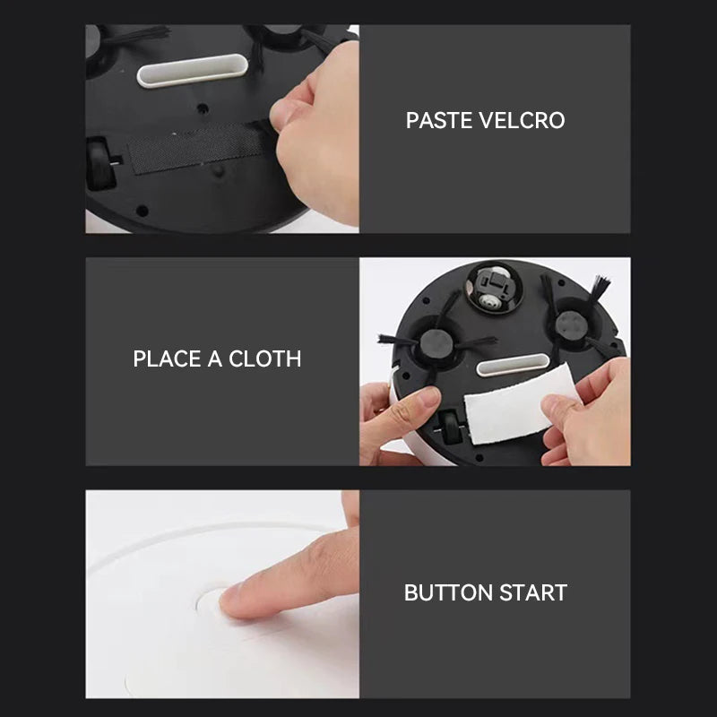 Fully Automatic Sweeping Robot Sweep Vacuum Cleaner Mopping Floor Cleaner Home Cleaning Machine Smart Electric Sweeper