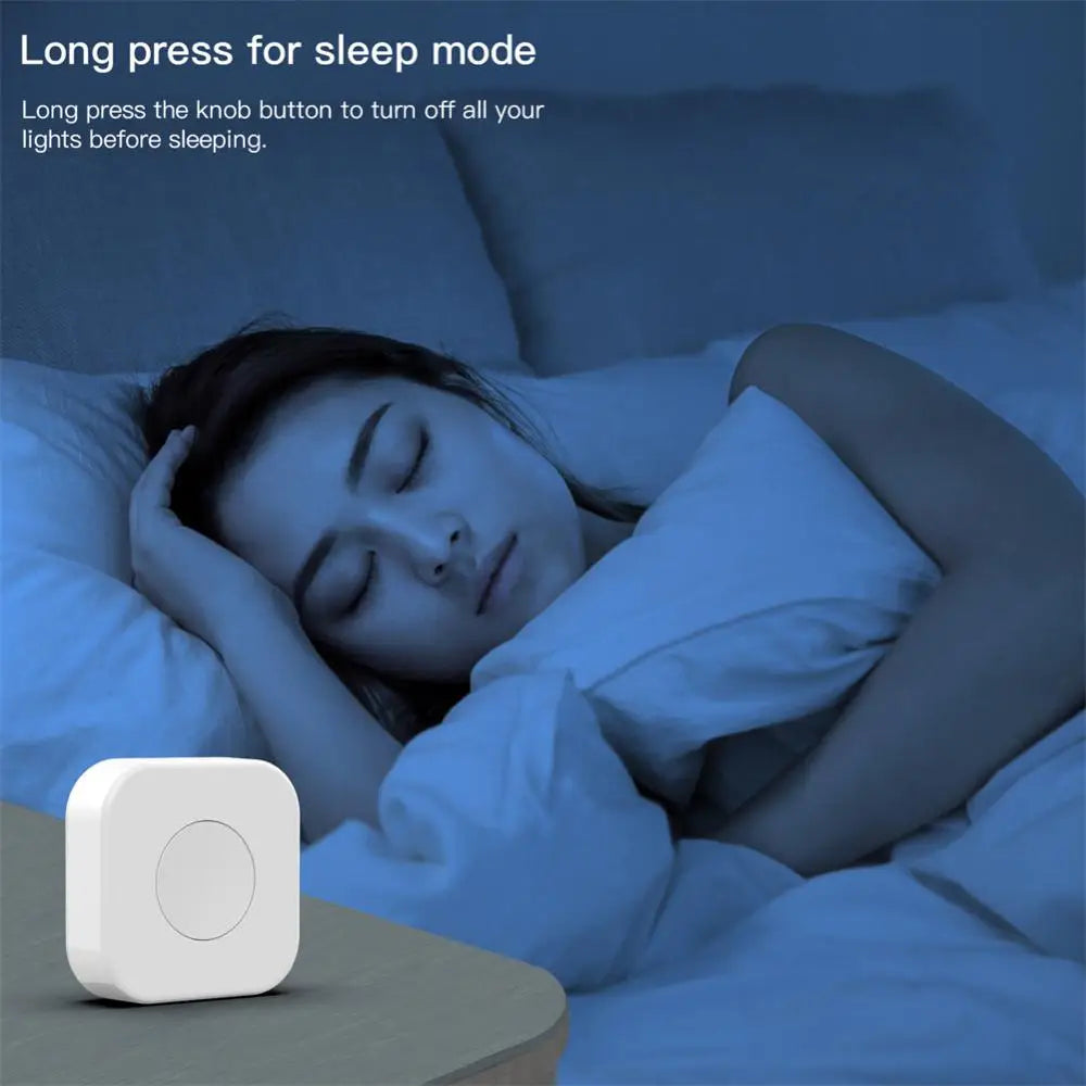 Tuya Zigbee Smart Switch Push Button One Key Contror Scene Switch Wireless Smart Life Remote Controller Smart Home Automation