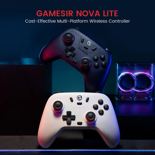 GameSir Nova Lite Wireless Gamepad – Bluetooth & Wired Controller for Switch, Android, iOS, PC, and Steam