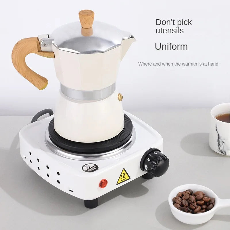 500W Electric Tea Warmer Stove Portable Cast Iron Hot Plate Coffee Milk Heater Adjustable Temperatur Induction Cooker