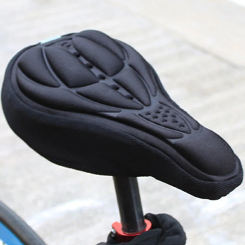 3D Soft Bike Saddle Cover - Comfortable Foam Seat Cushion for Enhanced Cycling Comfort