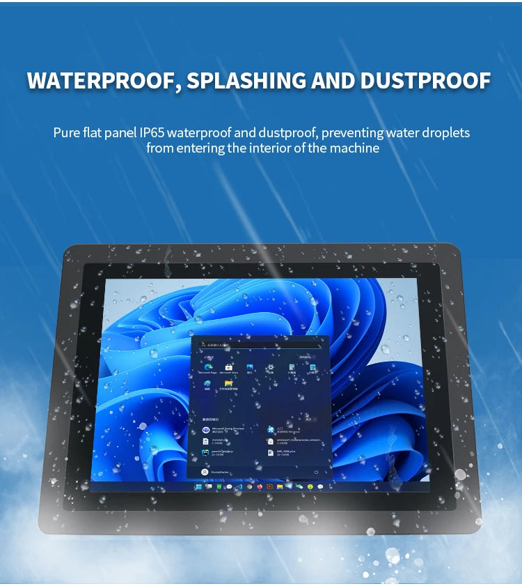 Fanless Industrial computer Mini Tablet Panel All In One PC with i3 3217U Capacitive touch Screen Win XP WiFi RS232 Com