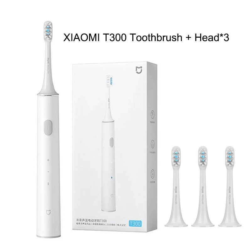 XIAOMI MIJIA T300 Electric Toothbrush - Smart Sonic Ultrasonic Whitening Brush, IPX7 Waterproof