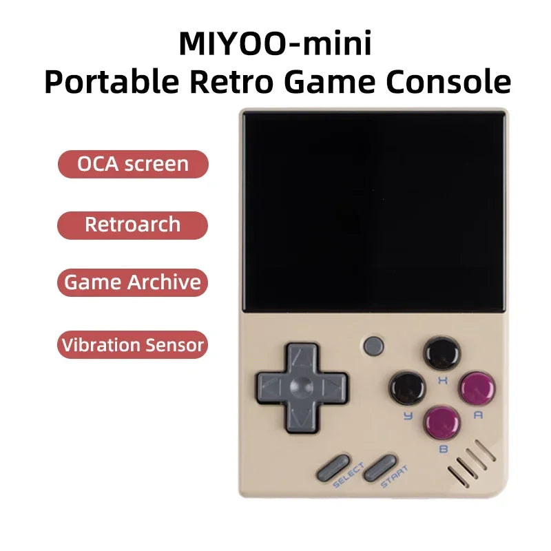 MIYOO MINI V4 PortableRetro Handheld Game Console 2.8Inch IPS Screen Miyoomini Video Game Consoles Linux System Classic Emulator