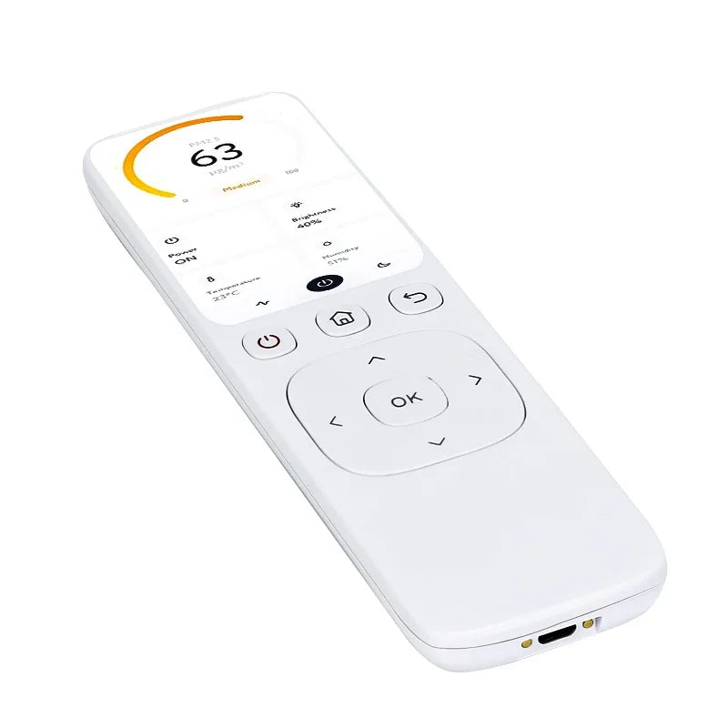 Tuya Wifi Smart Remote Control with Hd Touch Screen Charging Base Smart Devices Plastic White Universal Linux TFT Bar No Camera
