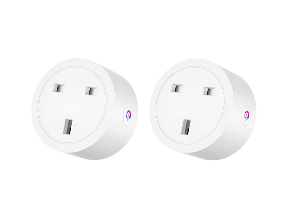 Tuya Zigbee Smart Socket 16A UK Plug with Power Monitor Smart Outlet Works with Zigbee Hub gateway Supports Google Home Alexa