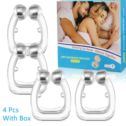 YUKUI Anti-Snoring Device - Snore Prevention Nose Clip for Men & Women - Quiet Sleep Aid for Nighttime Snore Elimination