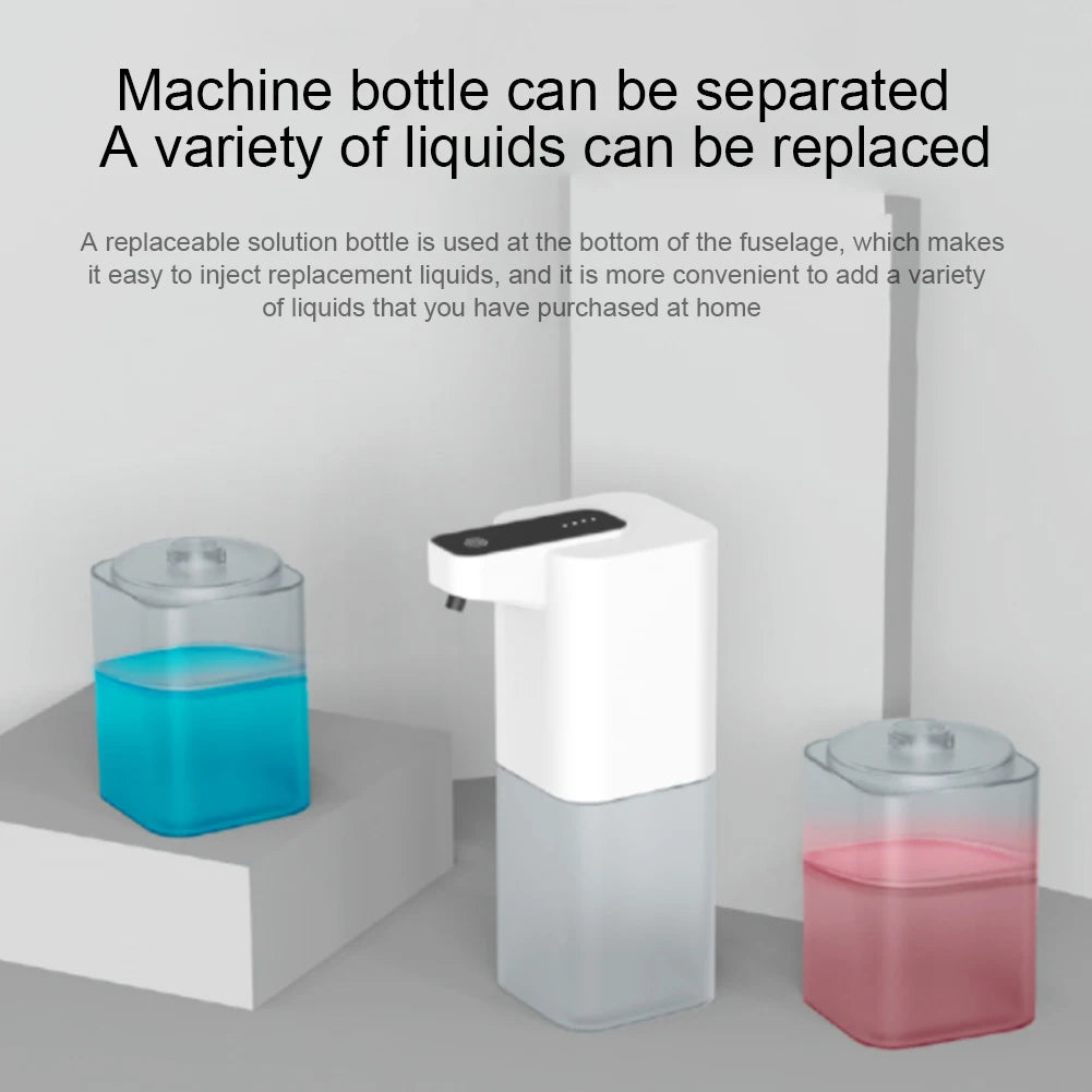 Automatic Soap Dispenser USB Rechargeable Foaming Touchless Hand Free Portable Foam Liquid Soap Dispenser For Bathroom Kitchen