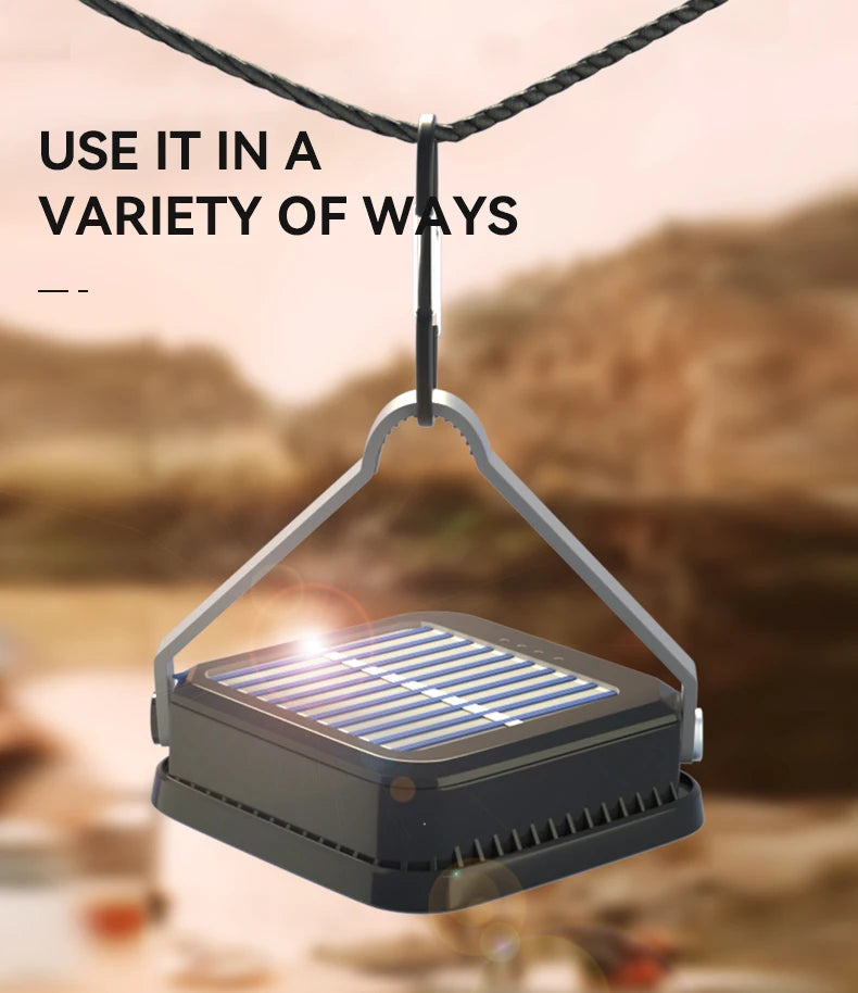 Warsun Rechargeable Camping Light - Waterproof IPX6 Outdoor Hanging Light with SMD LEDs for Work, Maintenance, and Portable Fill Lighting