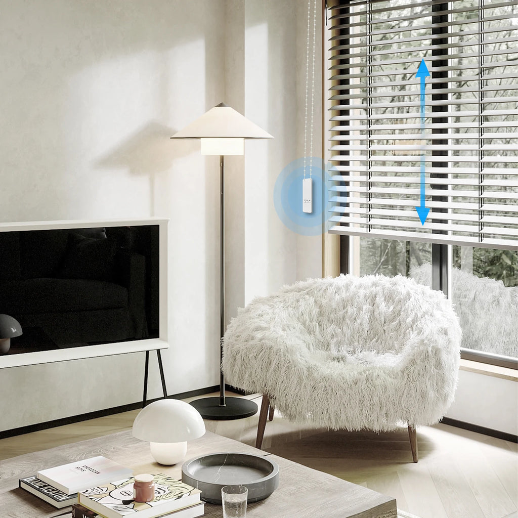 Tuya WiFi Smart Motor for Electric Roller Blinds & Shades - RF Remote Kit, Smart Life App Control, Compatible with Alexa/Google Home