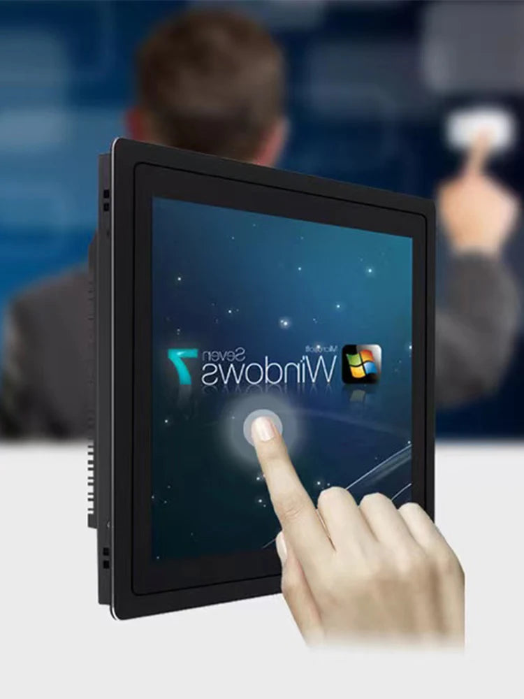 Fanless Industrial computer Mini Tablet Panel All In One PC with i3 3217U Capacitive touch Screen Win XP WiFi RS232 Com
