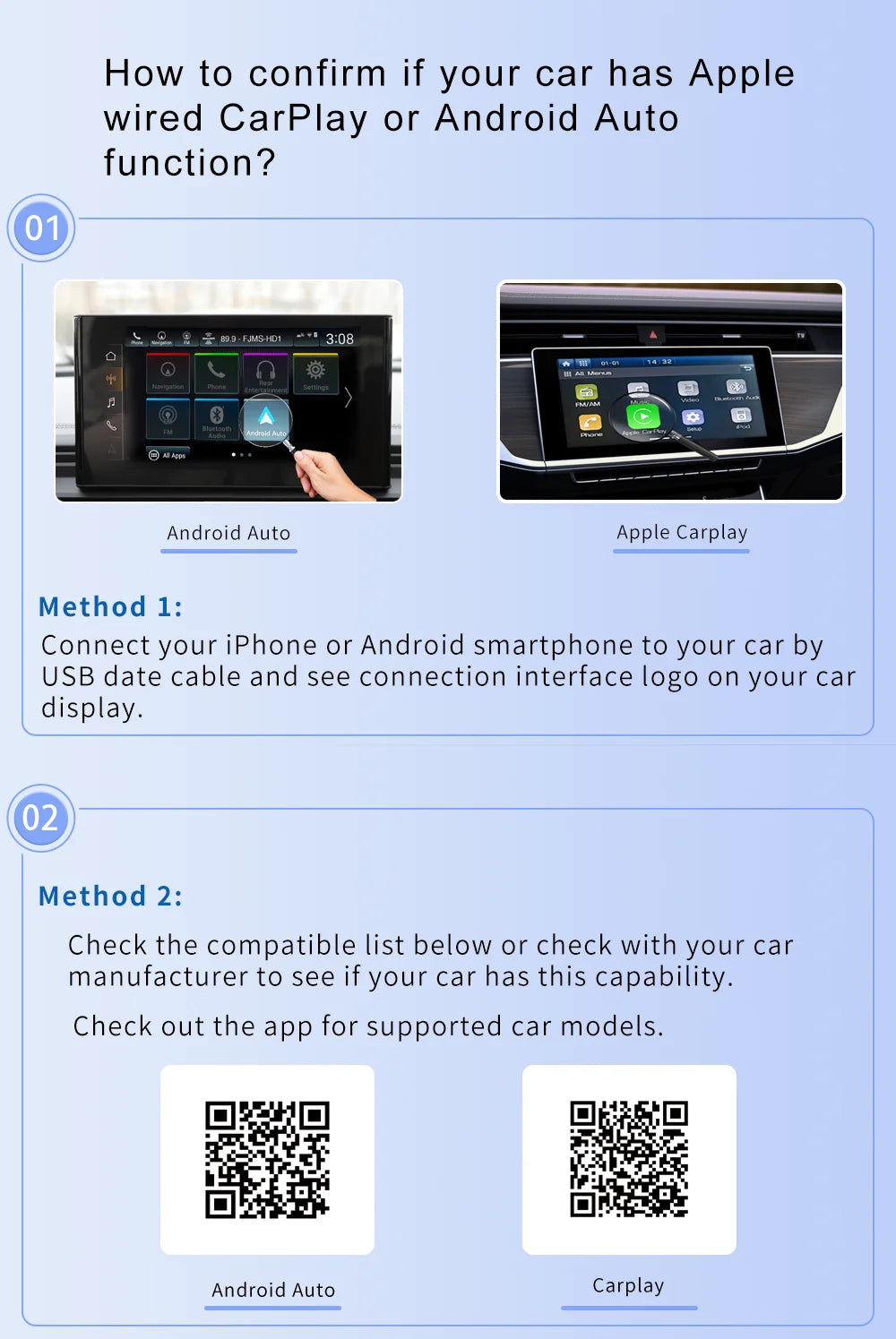 XUDA Wireless CarPlay & Android Auto Adapter, Fast WiFi Plug-and-Play Mini Box for Nissan and Universal Compatibility