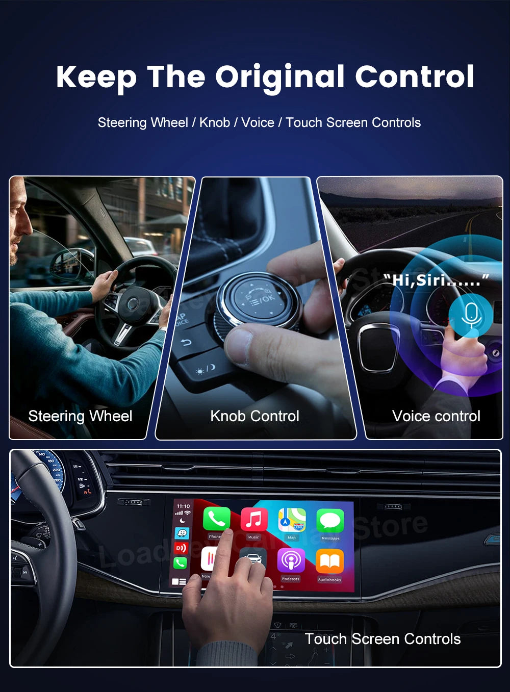 Carlinkit 5 CPC200-2Air Wireless CarPlay & Android Auto Adapter | Dual-Channel 5.8GHz WiFi, BT 5.0, GPS, Siri Support for Waze & Spotify